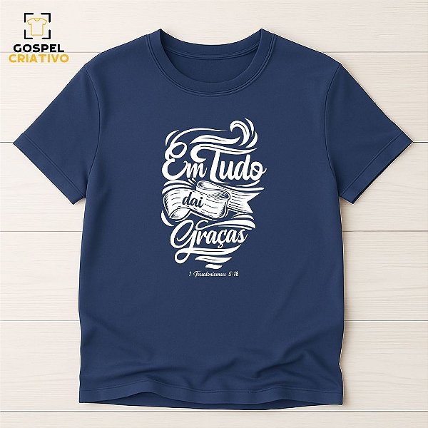 Camiseta Cristã Evangélica Gratidão