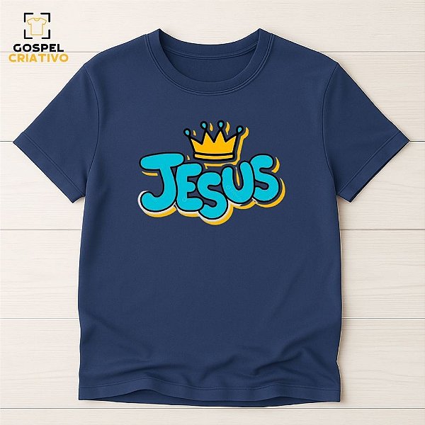 Camiseta Cristã Evangélica Jesus