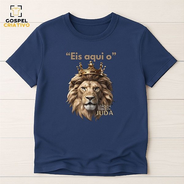 Camiseta Cristã Evangélica Leão