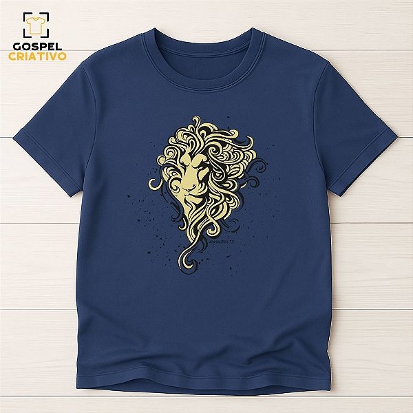 Camiseta Cristã Evangélica Leão