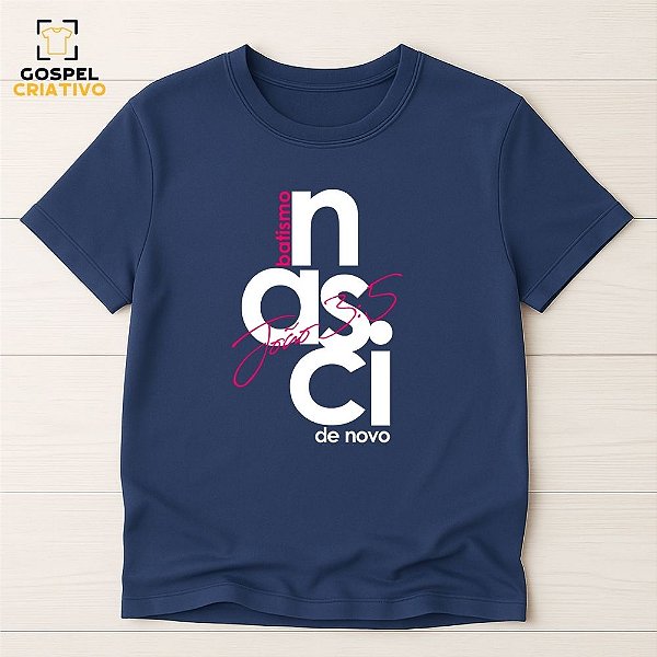 Camiseta Para Batismo Evangélico