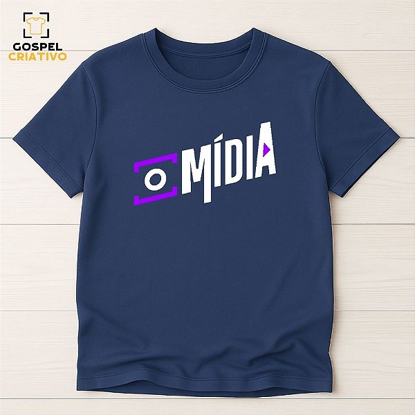 Camiseta Para Equipe de Mídia na Igreja