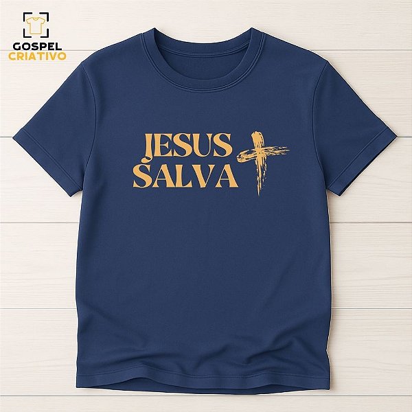 Camiseta Cristã Evangélica Jesus Salva
