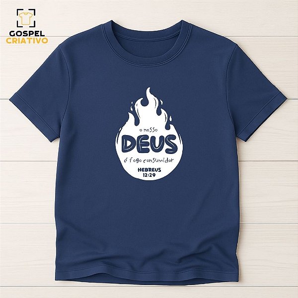 Camiseta Cristã Evangélica Deus