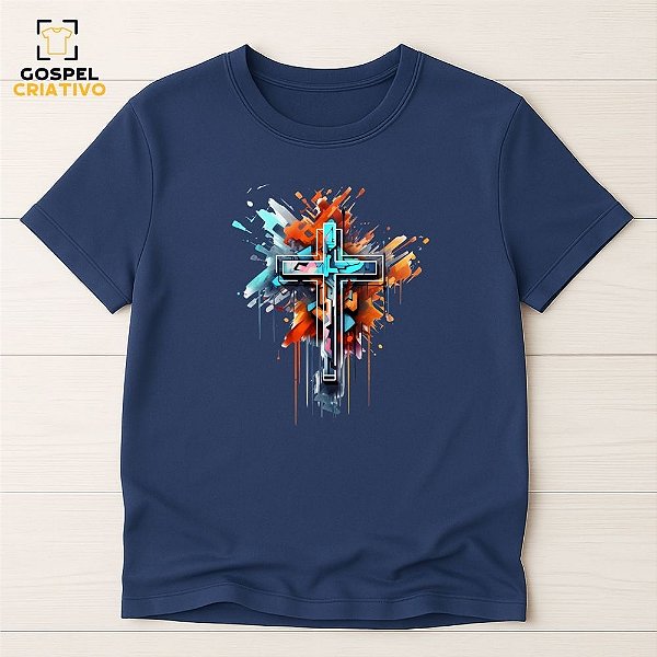 Camiseta Cristã Evangélica Cruz