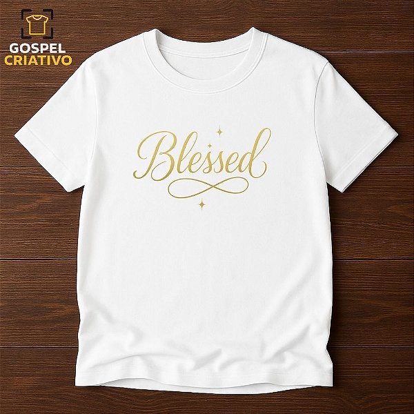Camiseta Cristã Evangélica Blessed