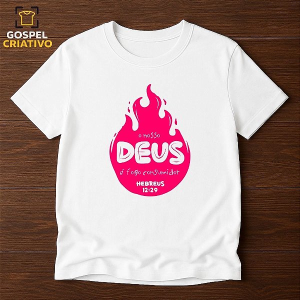 Camiseta Cristã Evangélica Deus