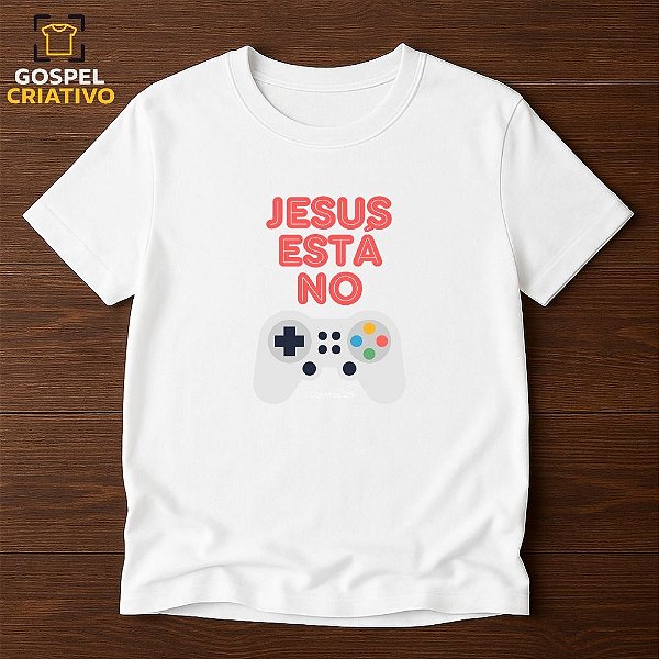 Camiseta Cristã Evangélica Jesus Está No Controle