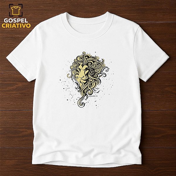 Camiseta Cristã Evangélica Leão