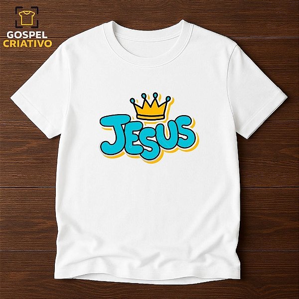 Camiseta Cristã Evangélica Jesus