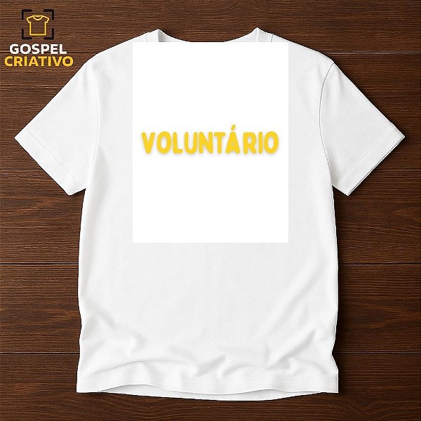 Camiseta Para Voluntários Na Igreja