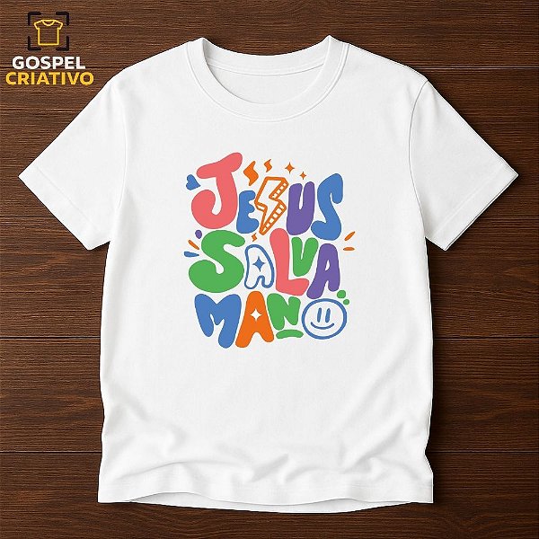 Camiseta Cristã Evangélica Jesus Salva