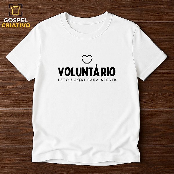 Camiseta Para Voluntários Na Igreja