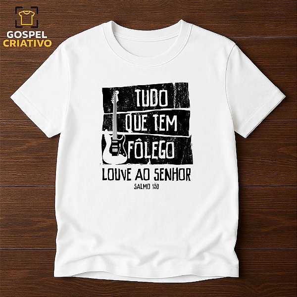 Camiseta Cristã Evangélica Louvor