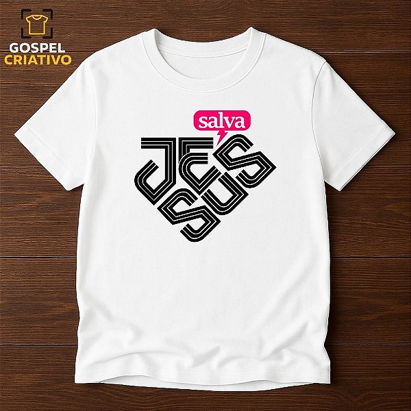 Camiseta Cristã Evangélica Jesus Herói