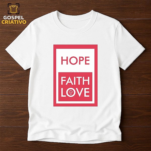 Camiseta Cristã Evangélica Fé