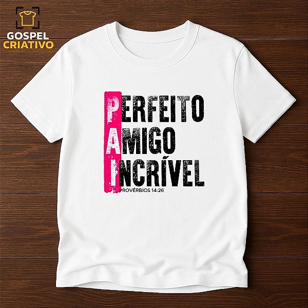 Camiseta Cristã Evangélica Pai