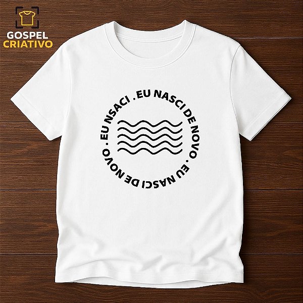 Camiseta Para Batismo Evangélico