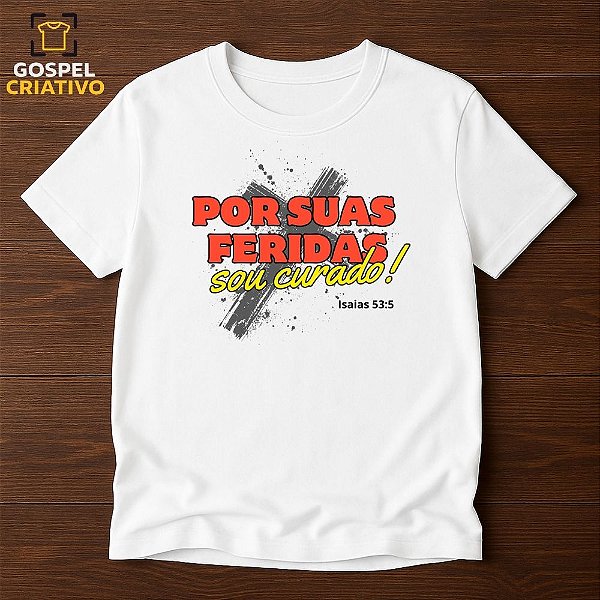 Camiseta Cristã Evangélica Cura