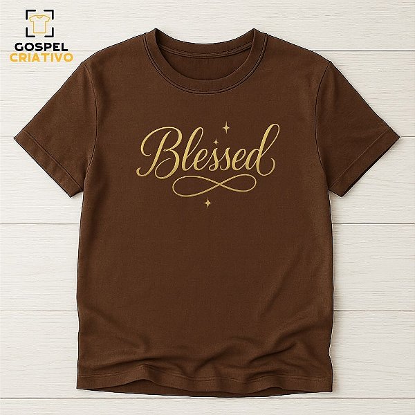 Camiseta Cristã Evangélica Blessed