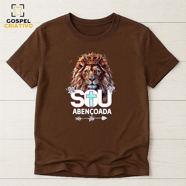 Camiseta Cristã Evangélica Leão