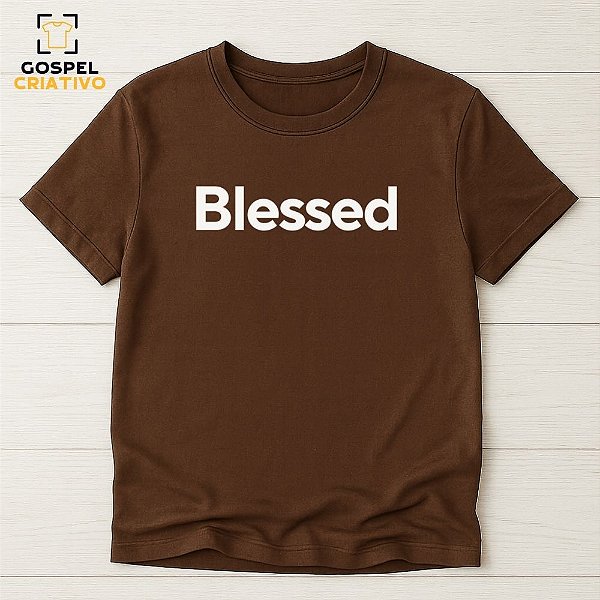 Camiseta Cristã Evangélica Blessed