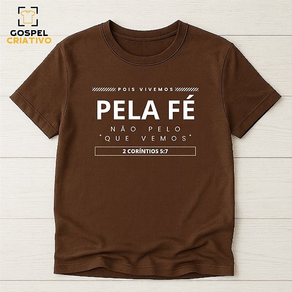 Camiseta Cristã Evangélica Fé