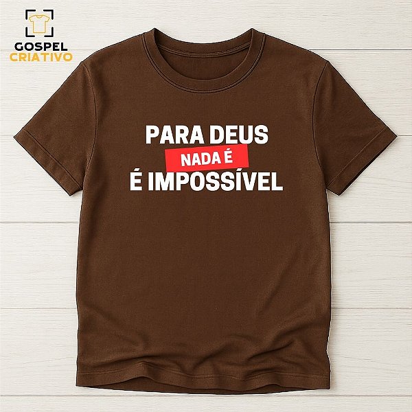 Camiseta Cristã Evangélica Fé