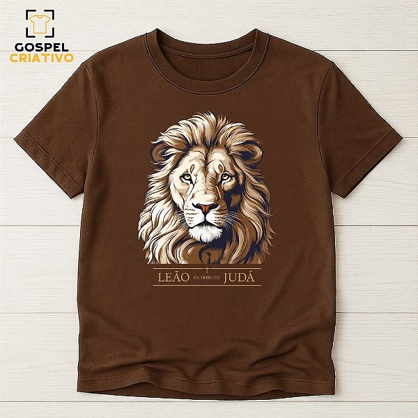 Camiseta Cristã Evangélica Leão