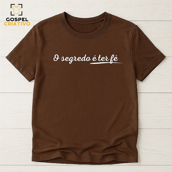 Camiseta Cristã Evangélica Fé