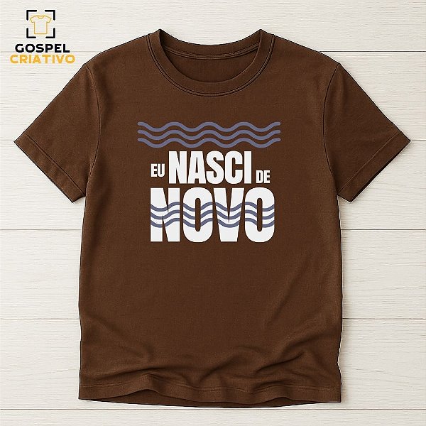 Camiseta Para Batismo Evangélico
