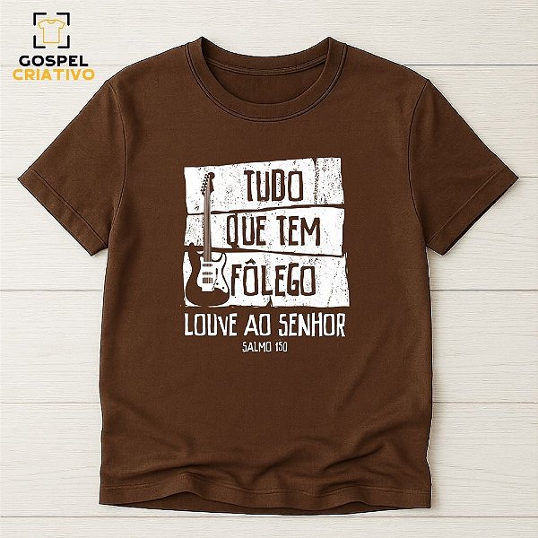 Camiseta Cristã Evangélica Louvor