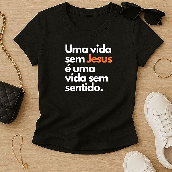 Baby Look Feminina Cristã Uma Vida