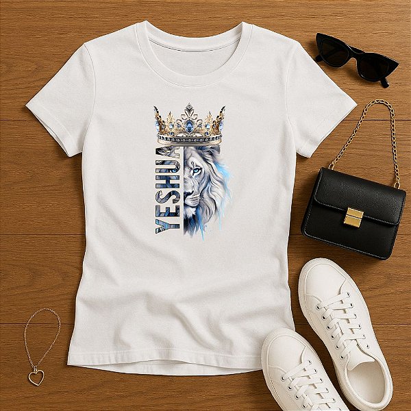 Baby Look Feminina Branca Cristã Yeshua