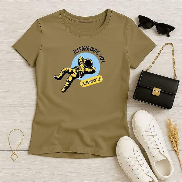 Baby Look Feminina Cristã BJ Sei Para Onde Vou