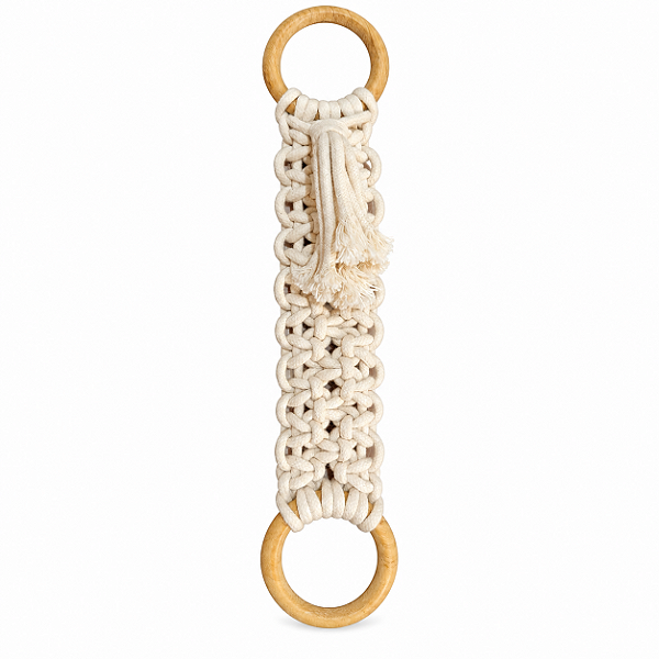Suporte para Toalha Macramé Artesanal