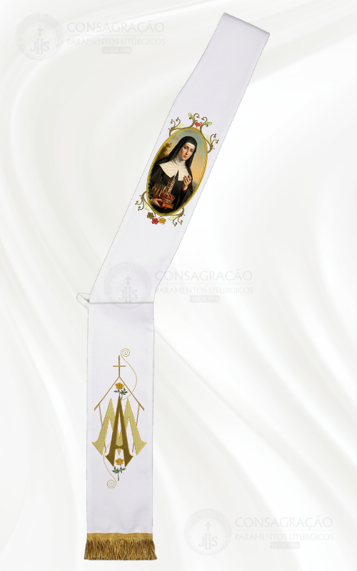 Estola Diaconal Santa Edwiges com Franja
