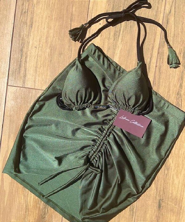 Mini Saia Verde Militar Luxury Collection