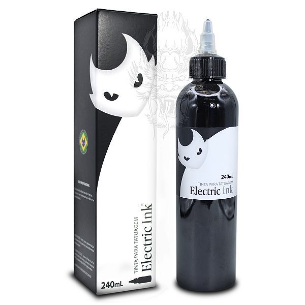 Tinta Electric ink Preto Tribal 240mL