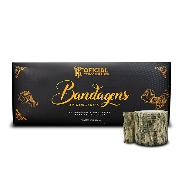 Bandagem GT Oficial Jungle Camo - CX 10 un