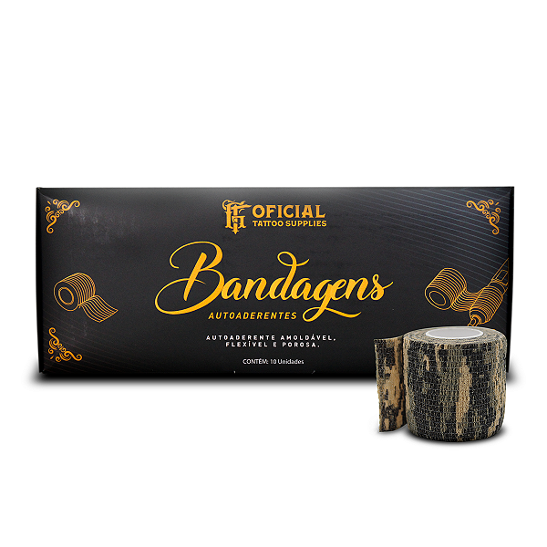 Bandagem GT Oficial Camo Black - CX 10 un