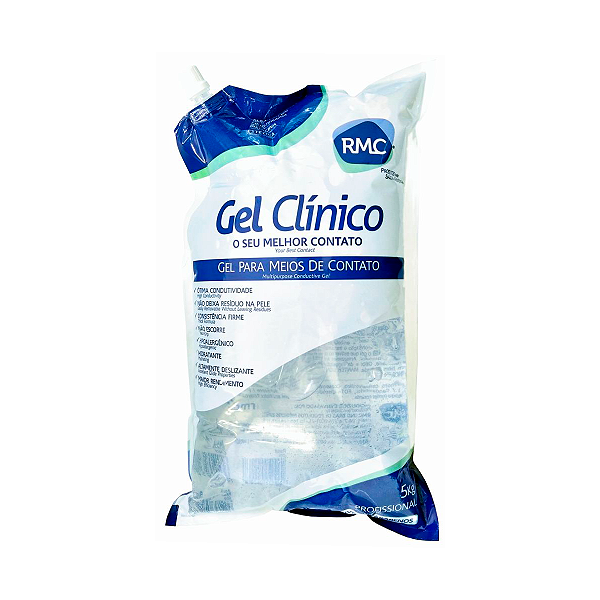 Gel Clinico Ultrassom Incolor 5Kg Bag