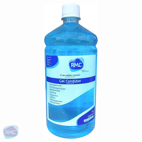 Gel Clinico Ultrassom Azul 1kg Frasco