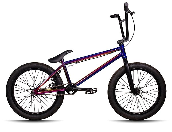Bicicleta Bmx CR-Defender 100% Cromoly Pedivela 3 Peças Central MID - Camaleão