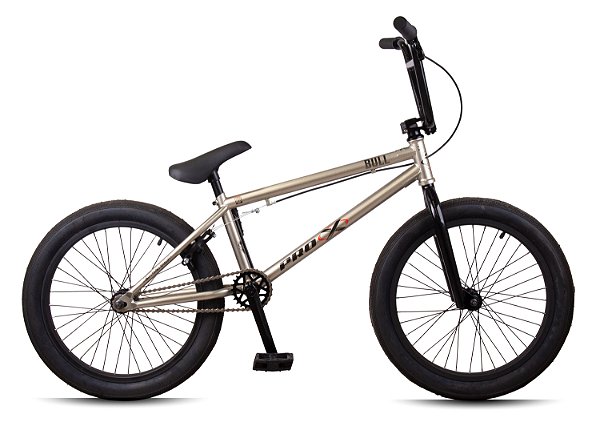 Bicicleta Bmx BULL Aro 20 Aço Hi-Ten Pedivela 3 peças Central MID - Prata