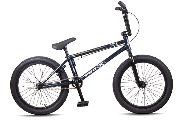 Bicicleta Bmx BULL Aro 20 Aço Hi-Ten Pedivela 3 peças Central MID - Azul Noturno