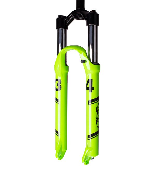Suspensão 26" c/120mm Pro-X c/ Trava Hidráulica - Verde Neon