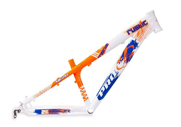 QUADRO 26" PRO-X RUSTIC - BRANCO / LARANJA NEON