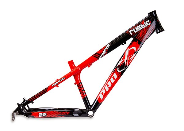 QUADRO 26" PRO-X RUSTIC - PRETO / VERMELHO