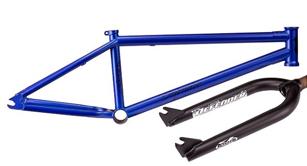 QUADRO/GARFO PRO-X CR-MO DEFENDER - AZUL METÁLICO FOSCO